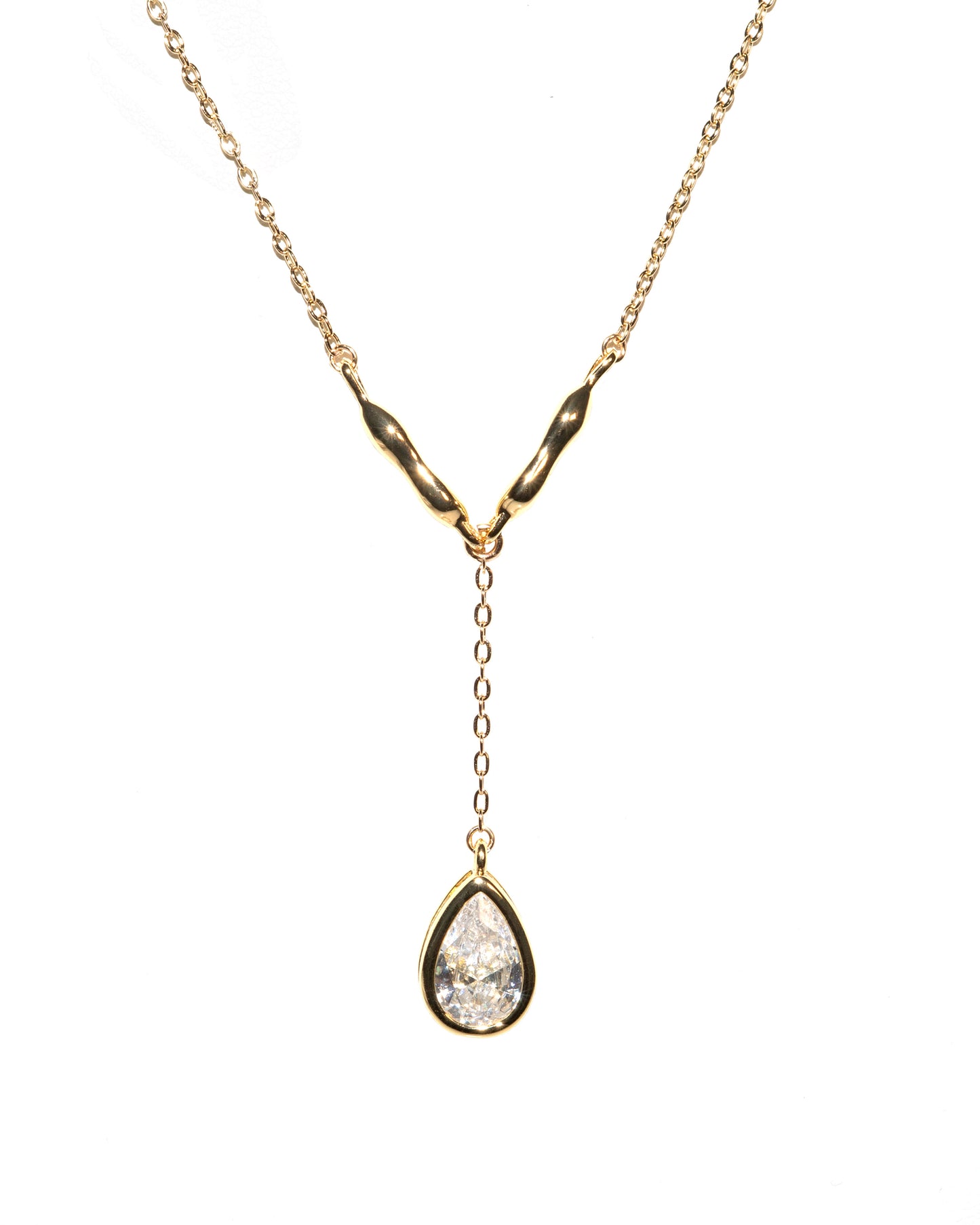 Suspendue Goutte Necklace