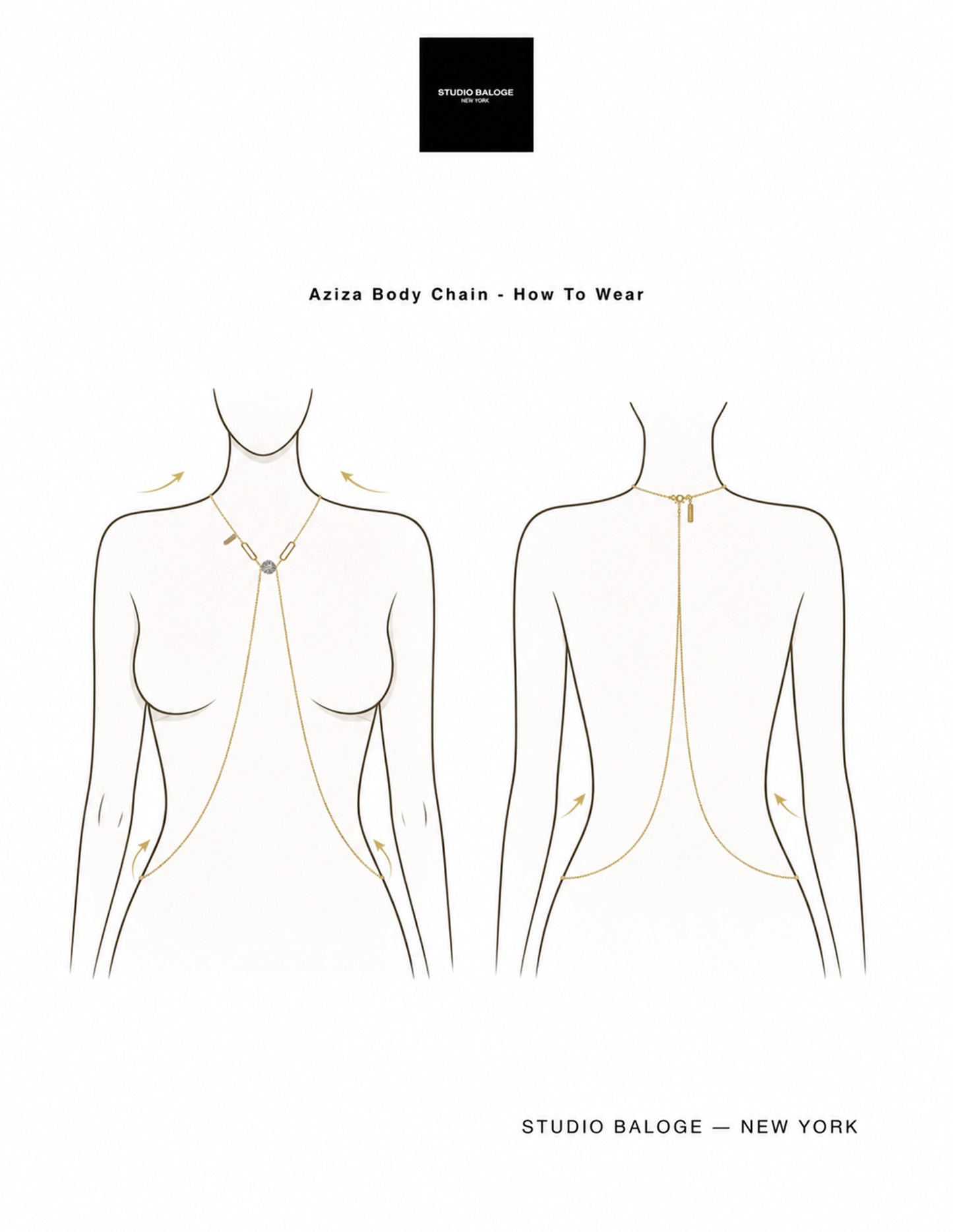 Aziza  Body Chain