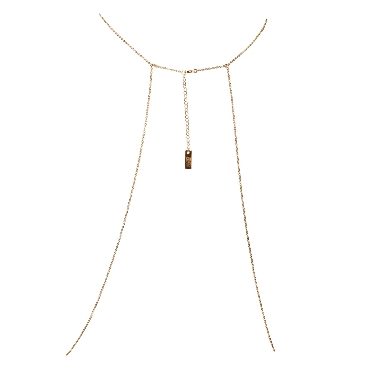Carré T-Line Body Chain in Bright Pink