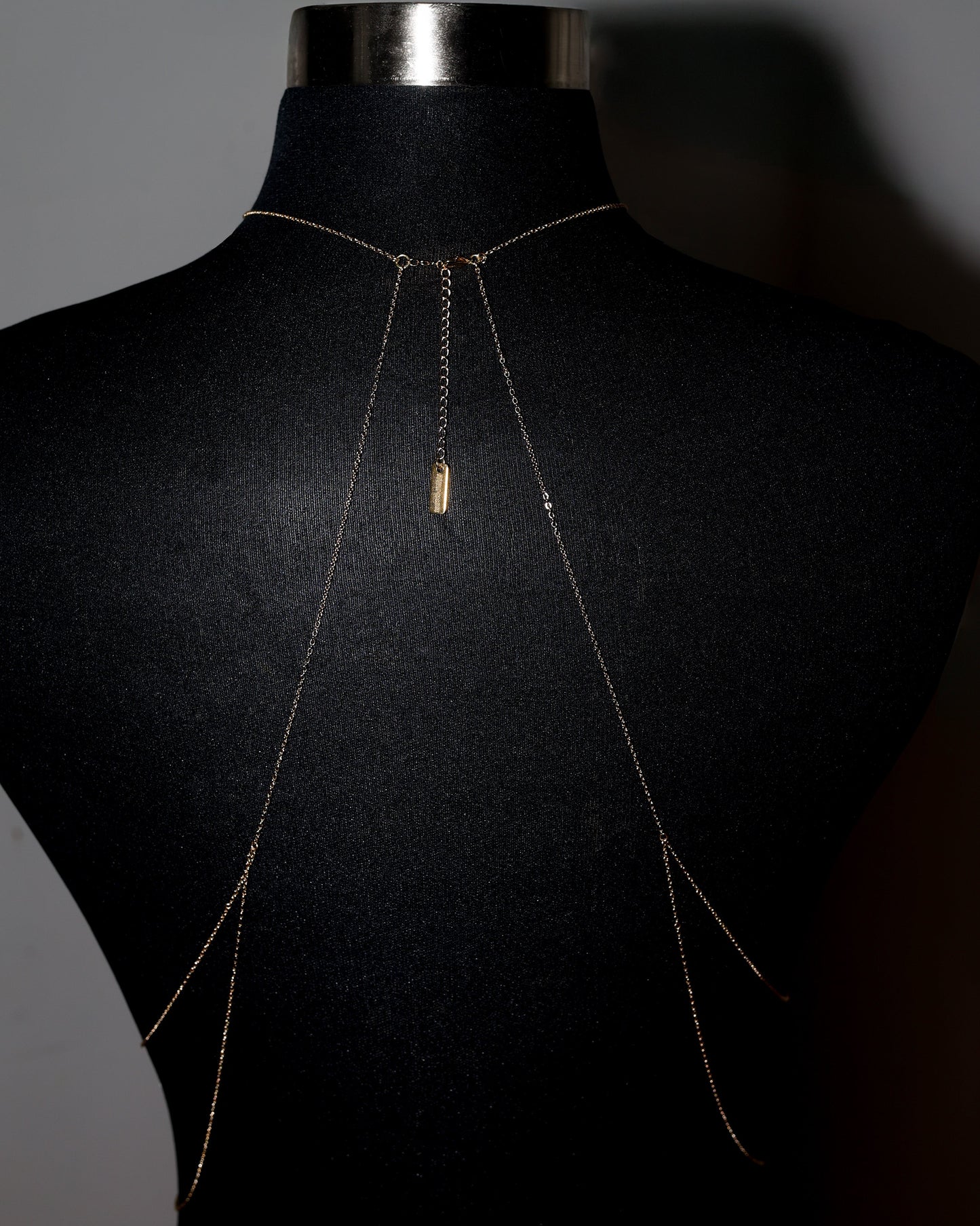 Lumina T-Line Body Chain in Citrine Yellow